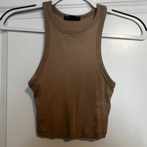 Zara ribbed crop top